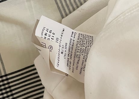 maison margiela "replica" work shirt