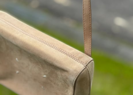 maison margiela leather box form shoulder bag