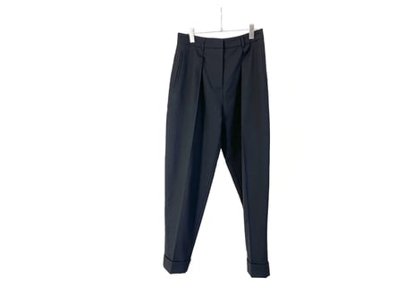 jean paul gaultier tuck trousers