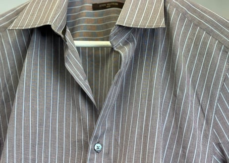louis vuitton by "marc jacobs" stripe shirt purple