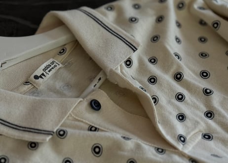 80s isseymiyake polo shirt
