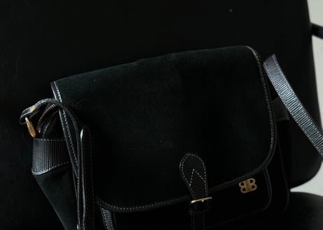 balenciaga "BB" leather shoulder bag