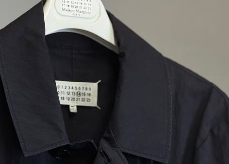 maison margiela pleats coat