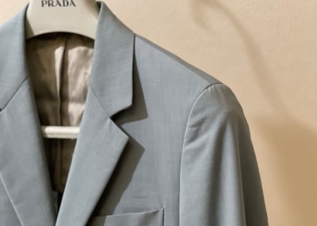 prada 2012ss runway blue jacket