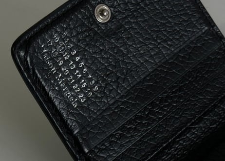 maison margiela leather wallet