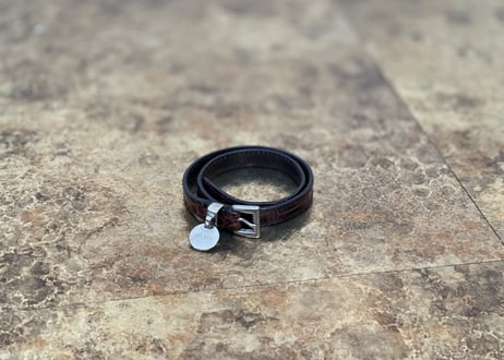 prada leather bracelet