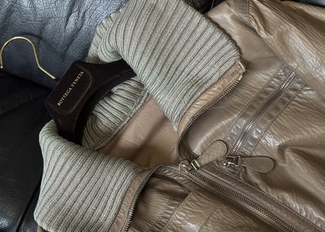 bottega veneta leather jacket