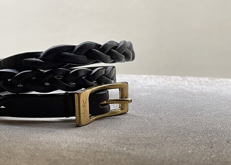 yves saint laurent rive gauche leather bracelet