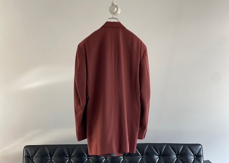 90s bordeaux double set up suit
