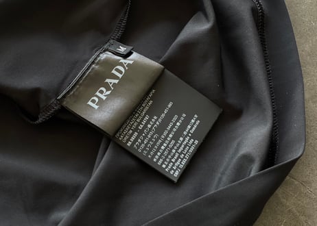prada jersey sweat black