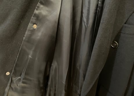 krizia double chesterfield coat