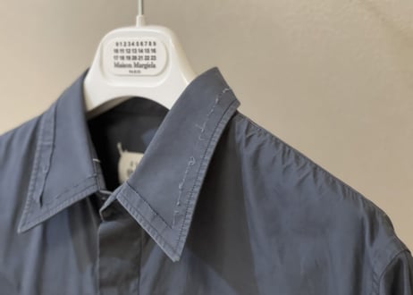 maison margiela 2018ss collar stitch shirt
