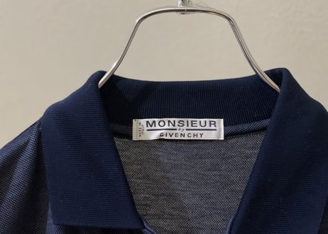 80-90s givenchy logo polo shirt