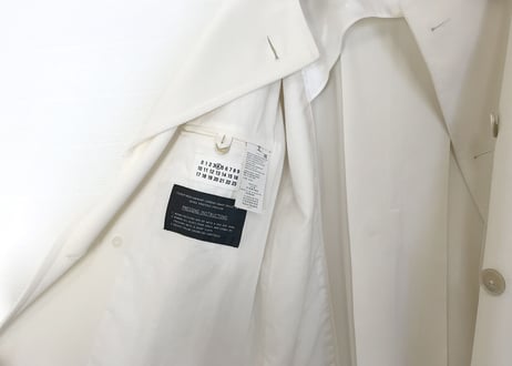 2016ss maison margiela silk double coat dead stock