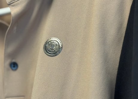 lanvin emblem polo shirt