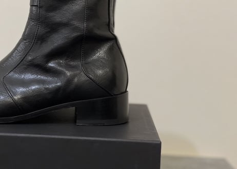 n21 leather heel boots