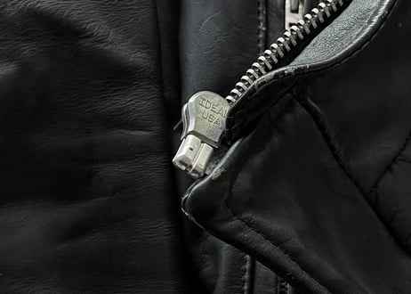 80's leather blouson made in USA