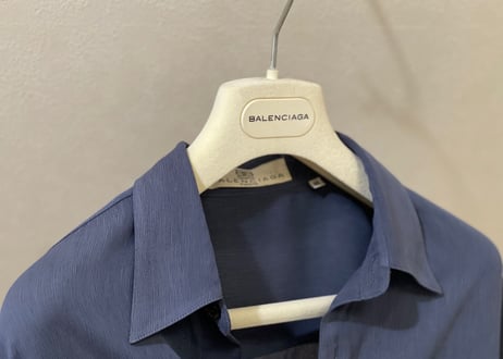 balenciaga silk rayon shirt