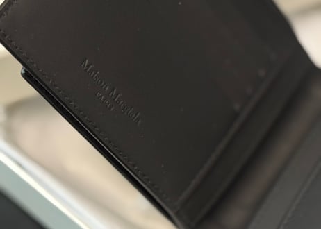 maison margiela leather wallet