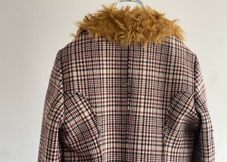 alysi fur long coat dead stock
