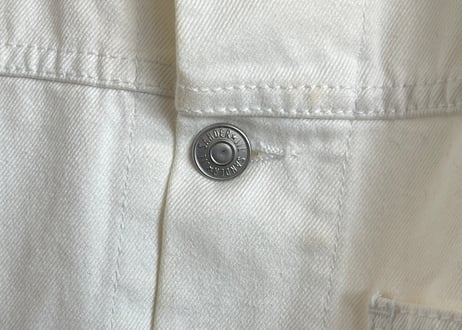 jilsander white denim jacket