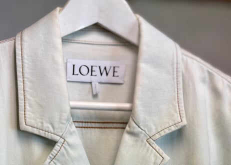 loewe "anderson期" anagram denim jacket