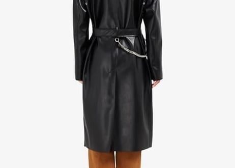 mm6 maison margiela 2022aw fake leather coat