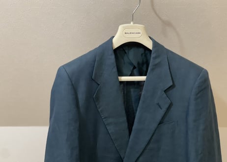90s balenciaga green set up suit