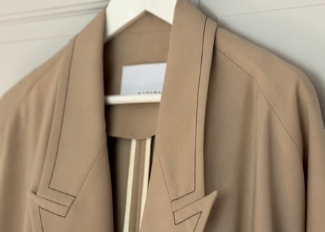 kanizsa sleeveless coat dead stock