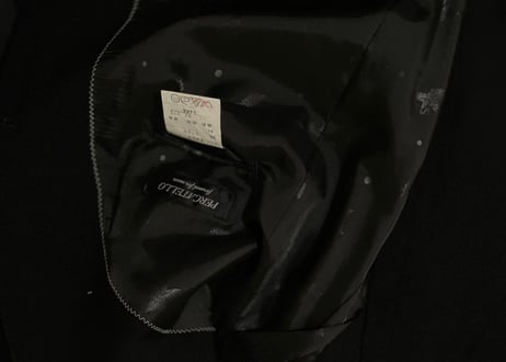 【setup special pick up】80-90s set up suit "black double"