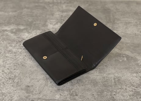 saint laurent paris leather wallet