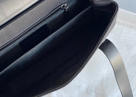 salvatore ferragamo nylon black shoulder bag
