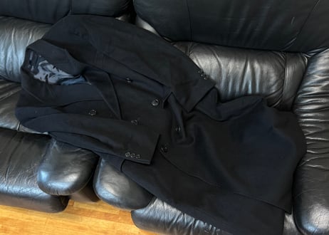 made in west germany cashmere double coat