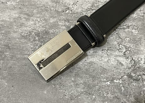 burberry leathear belt #2