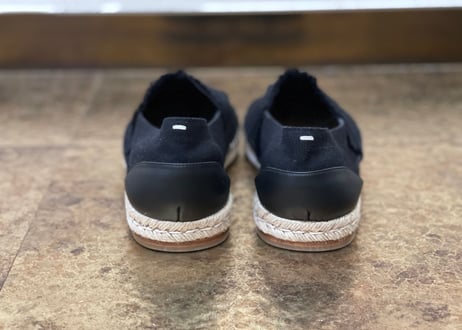 maison margiela tabi shose black 40 dead stock