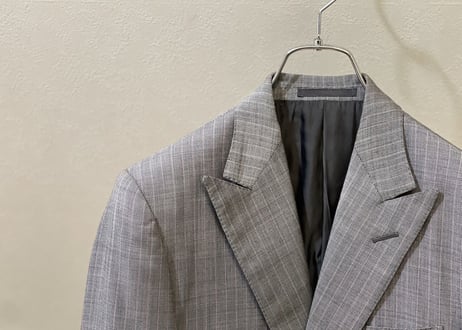 gucci 2014aw stripe set up suit dead stock