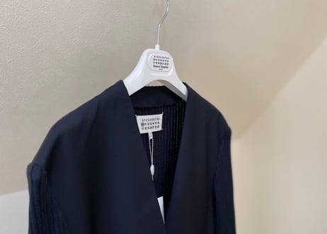 maison margiela 2020ss ”再構築” collar less jacket dead stock