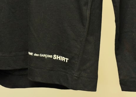comme des garcons shirt logo tops dead stock