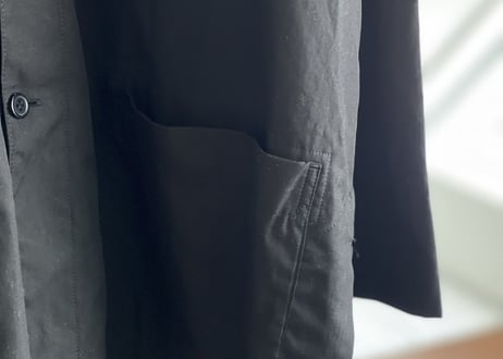y's bang on over size china shirt coat