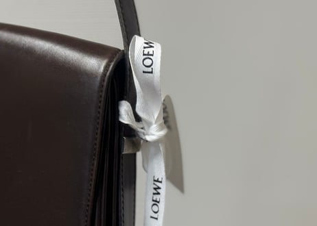 loewe leather anagram shoulder bag