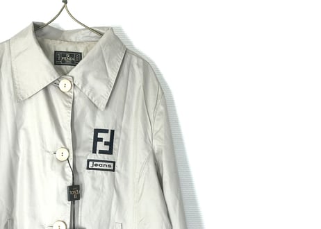 80-90s fendi nylon coat dead stock