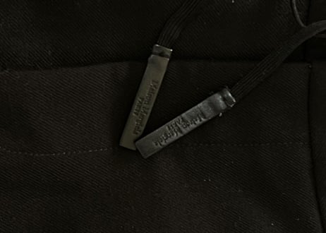 maison margiela 2017aw eazy black trousers