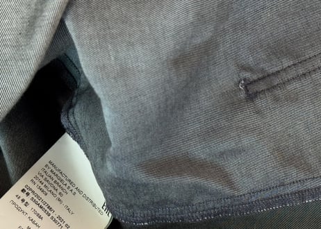 maison margiela leather switch oversize silk jacket
