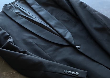 saint laurent black  tuxedo set up suit