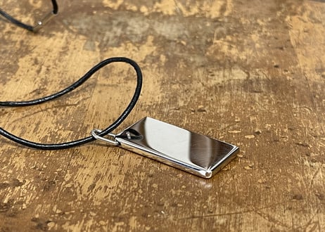 hermes silver necklace #2
