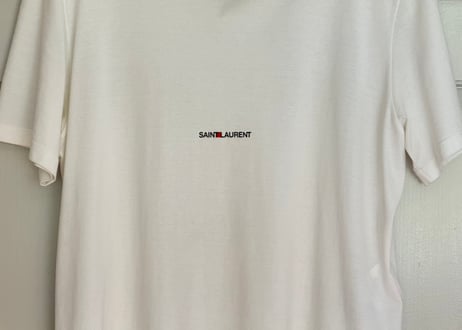 saint laurent 2020ss logo tops