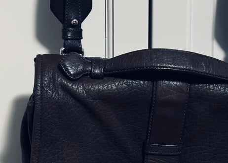 jilsander leather shoulder bag