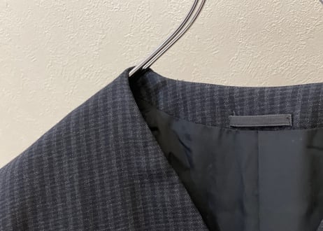 1980s comme des garcons homme no collar jacket dead stock