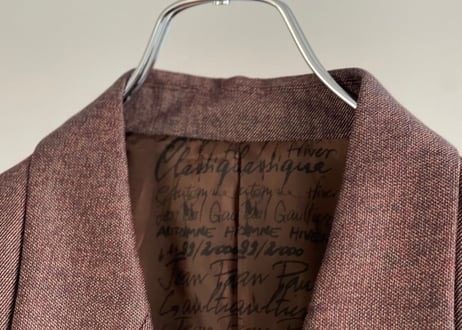 jean paul gaultier double jacket dead stock