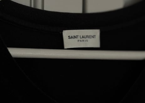 saint laurent logo tops